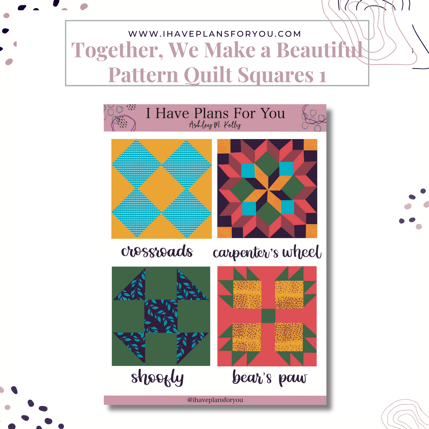 Together We Make a Beautiful Pattern Sticker Set