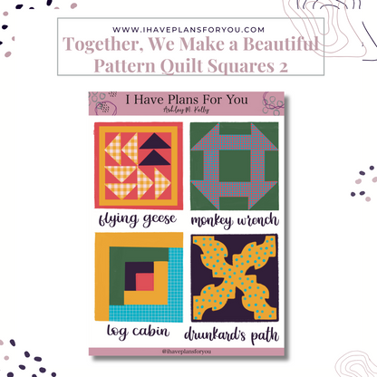 Together We Make a Beautiful Pattern Sticker Set