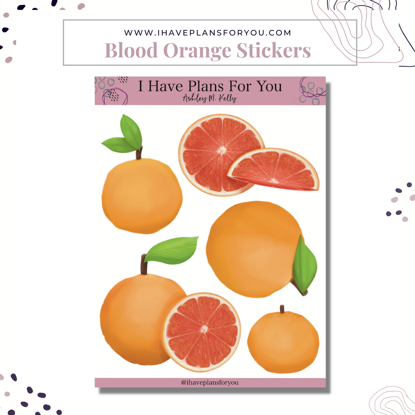 Bright Fruit Stickers