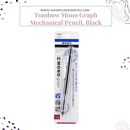 Tombow Mono Graph Mechanical Pencil, Black