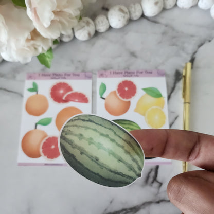 Bright Fruit Stickers