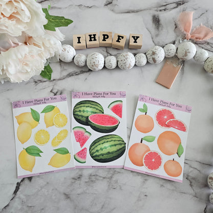 Bright Fruit Stickers