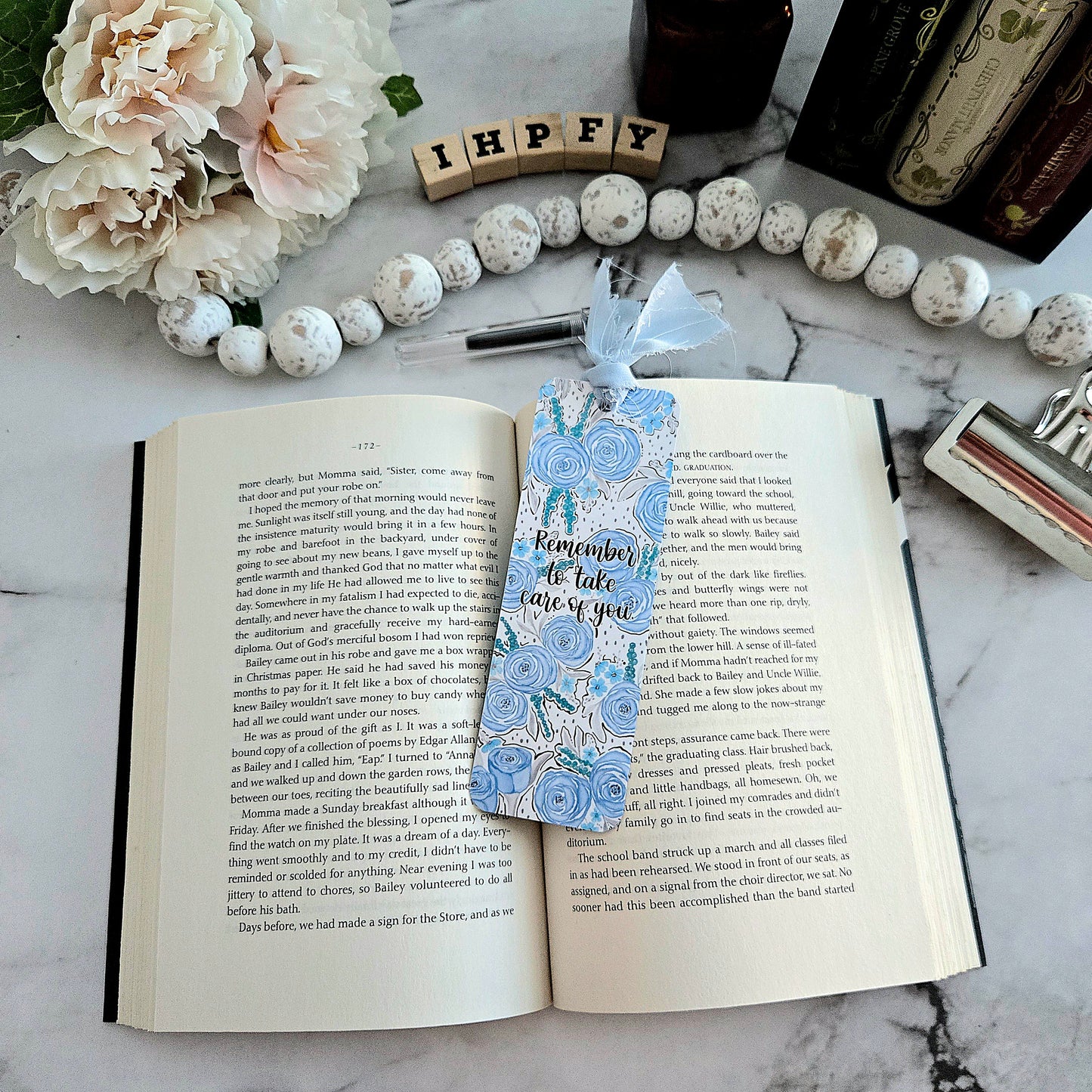 Floral Resilience Bookmark