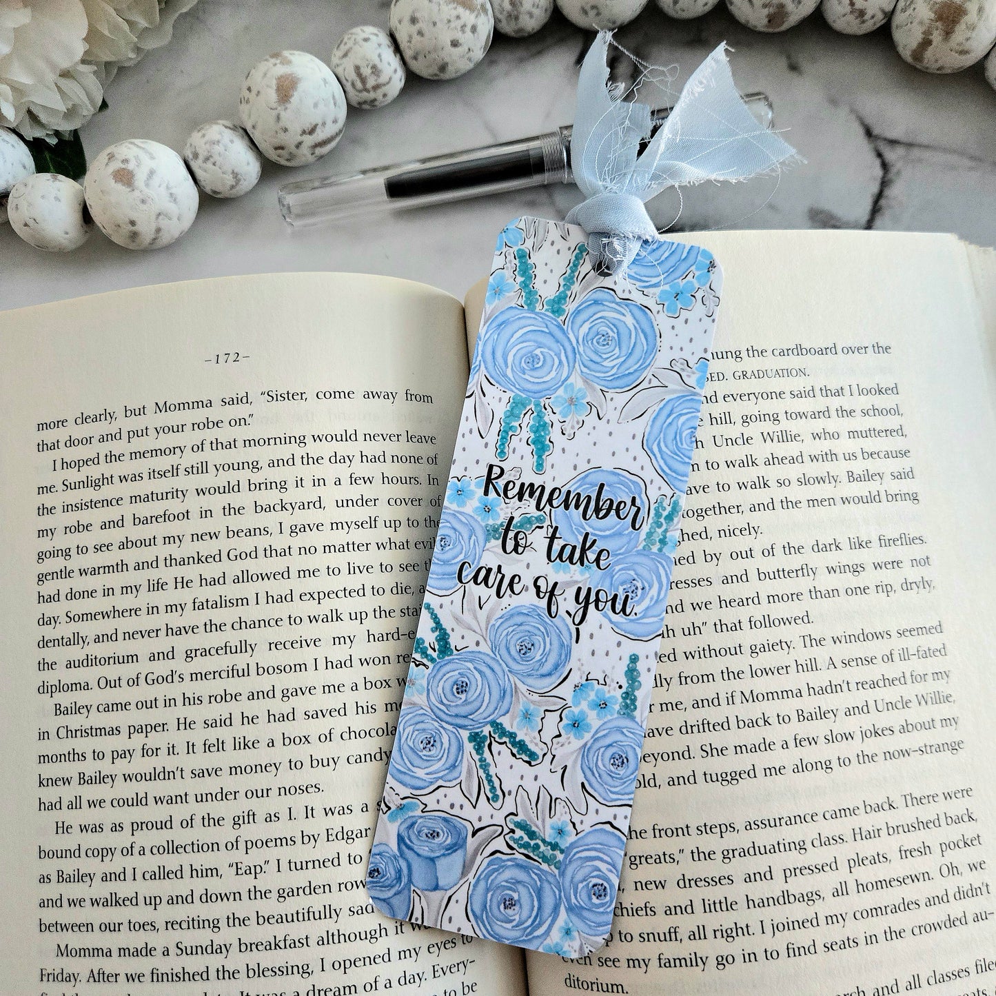 Floral Resilience Bookmark