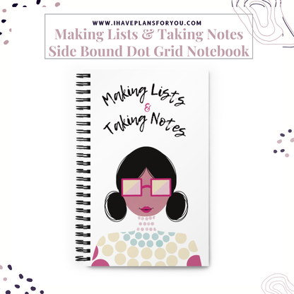 Making Lists and Taking Notes Notebook