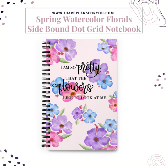 Pretty Spring Flowers Notebook