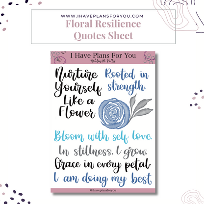 Floral Resilience Sticker Set