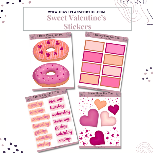 Sweet Valentine Sticker Set