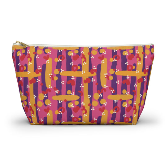 Sweet Summer Harvest Geometric Large Pouch