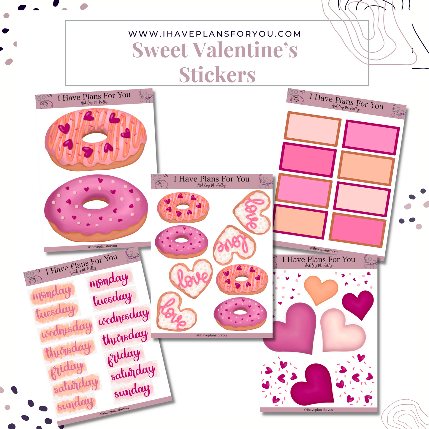 Sweet Valentine Sticker Set