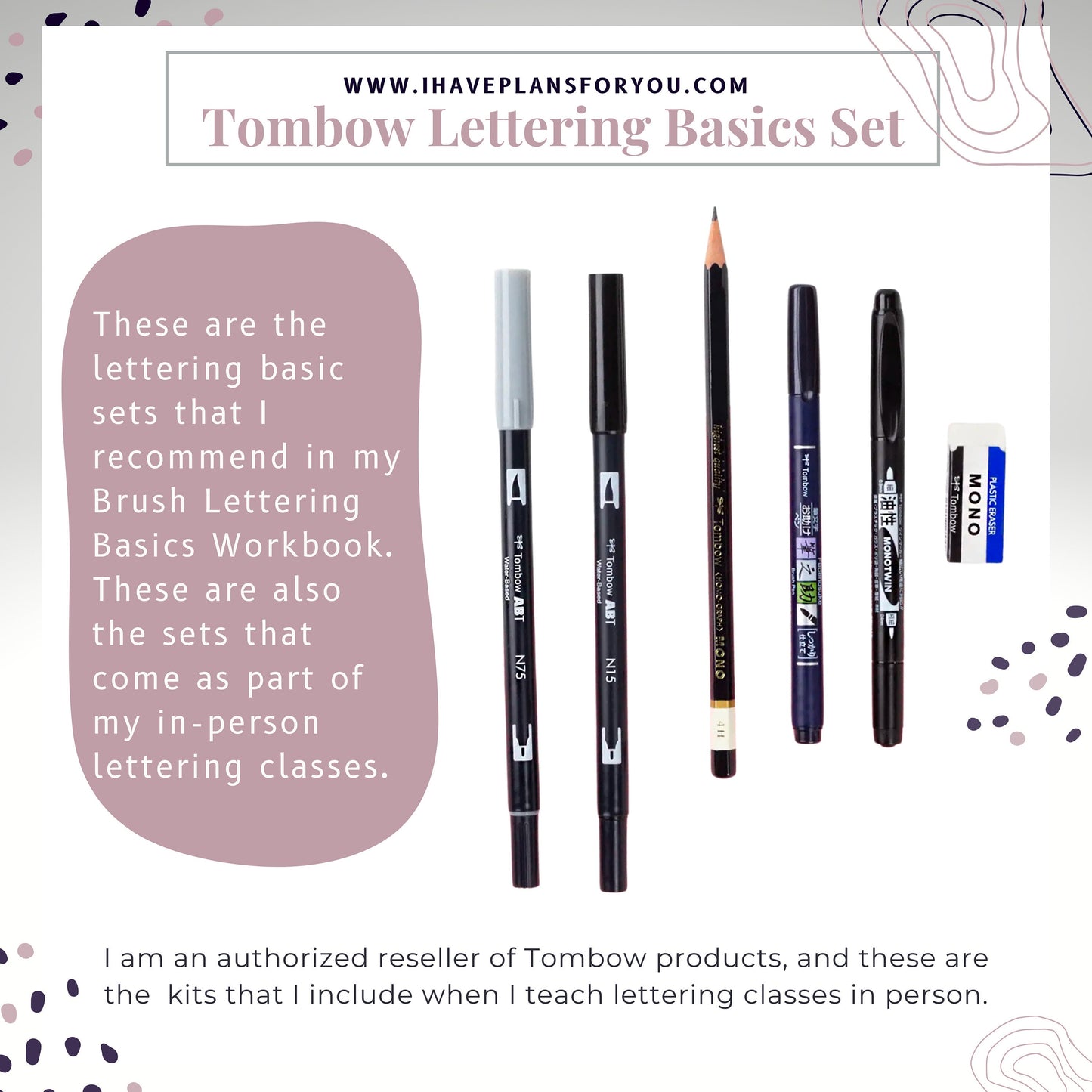 Tombow Lettering Basics Set