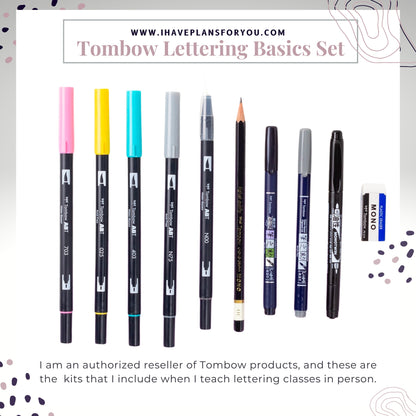 Tombow Lettering in Color Set