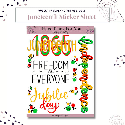 Juneteenth Sticker Sheet