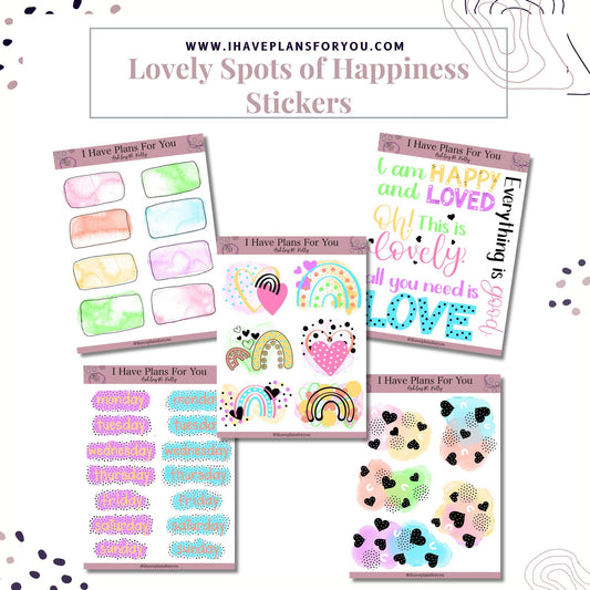 Lovely Spots of Happiness Sticker Set