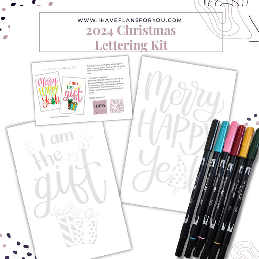 Glimmer and Grin Christmas Lettering Kit