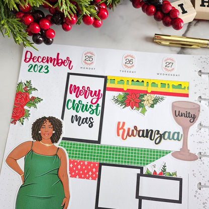 Kwanzaa Principles Stickers